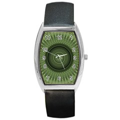 Mandala Tonneau Leather Watch by Siebenhuehner