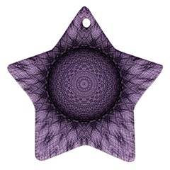 Mandala Star Ornament (two Sides)