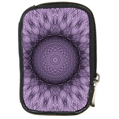 Mandala Compact Camera Leather Case by Siebenhuehner