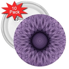 Mandala 3  Button (10 Pack) by Siebenhuehner