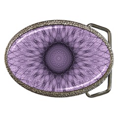 Mandala Belt Buckle (oval) by Siebenhuehner