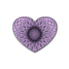 Mandala Drink Coasters (heart) by Siebenhuehner