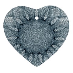 Mandala Heart Ornament (two Sides) by Siebenhuehner