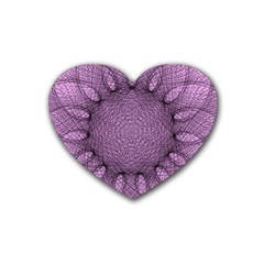 Mandala Drink Coasters 4 Pack (heart)  by Siebenhuehner