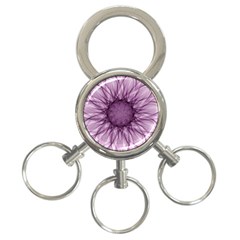 Mandala 3-ring Key Chain