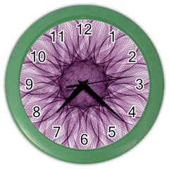 Mandala Wall Clock (color) by Siebenhuehner