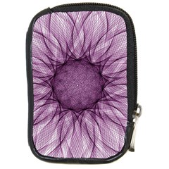 Mandala Compact Camera Leather Case by Siebenhuehner