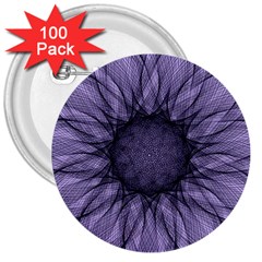 Mandala 3  Button (100 Pack) by Siebenhuehner