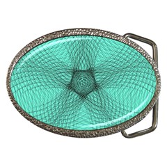 Spirograph Belt Buckle (oval) by Siebenhuehner