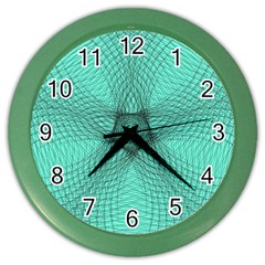 Spirograph Wall Clock (color) by Siebenhuehner