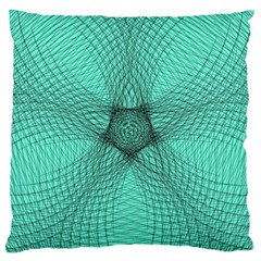 Spirograph Large Cushion Case (two Sided)  by Siebenhuehner