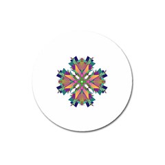 Modern Art Magnet 3  (round)