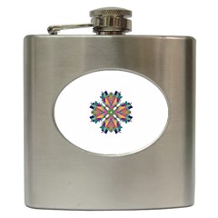 Modern Art Hip Flask