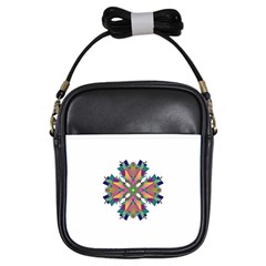 Modern Art Girl s Sling Bag