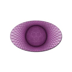 Spirograph Sticker (oval) by Siebenhuehner