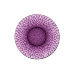 Spirograph Magnet 3  (round) by Siebenhuehner