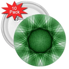 Spirograph 3  Button (10 Pack) by Siebenhuehner