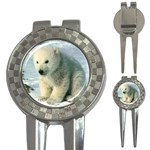 Polar Bear Cub 3-in-1 Golf Divot Front