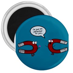 Notattracted 3  Button Magnet