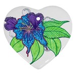 f Heart Ornament (Two Sides) Back