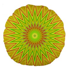 Mandala 18  Premium Round Cushion  by Siebenhuehner