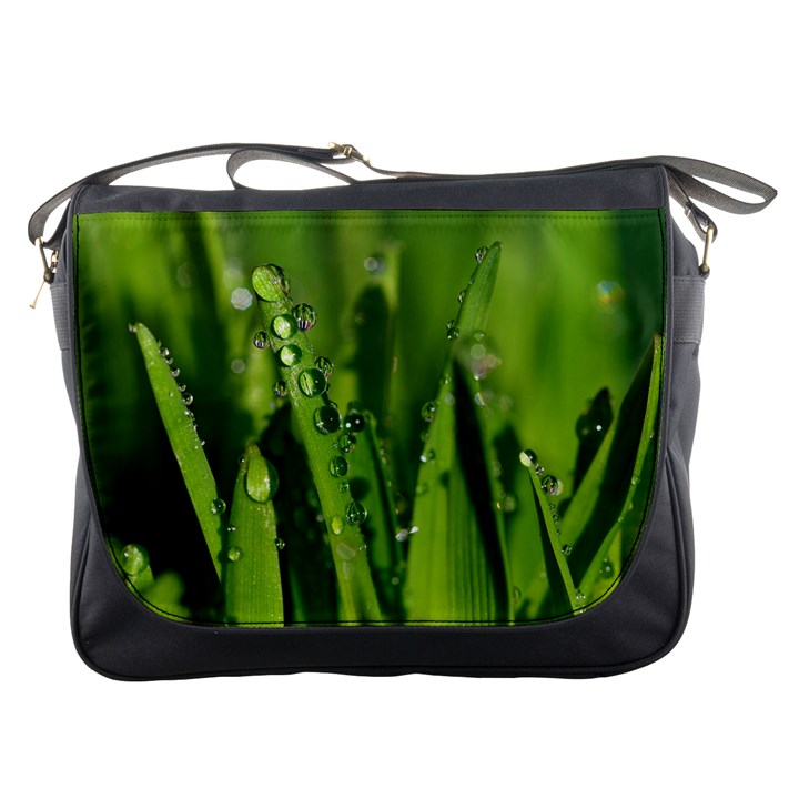 Grass Drops Messenger Bag
