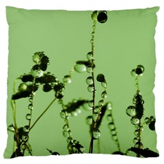 Mint Drops  Large Cushion Case (single Sided)  by Siebenhuehner