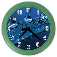 Drops Wall Clock (color) by Siebenhuehner