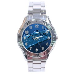 Drops Stainless Steel Watch by Siebenhuehner