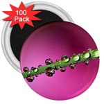 Drops 3  Button Magnet (100 pack) Front