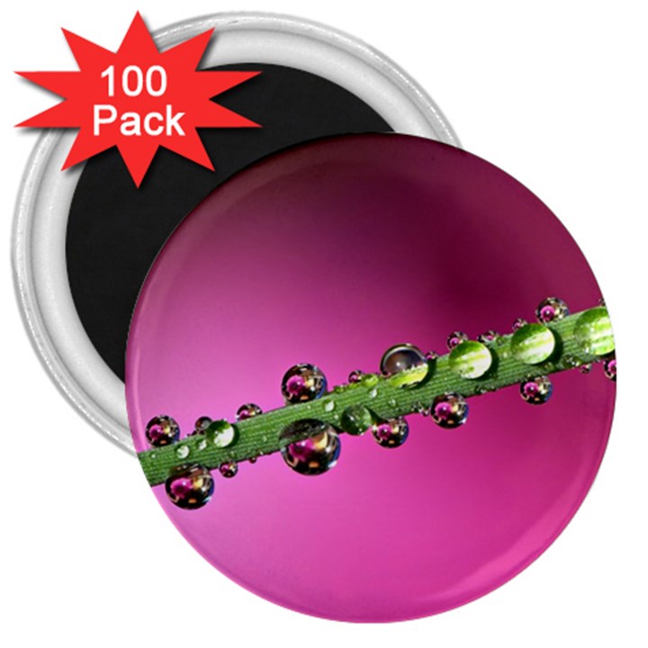 Drops 3  Button Magnet (100 pack)