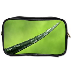 Green Drops Travel Toiletry Bag (one Side) by Siebenhuehner