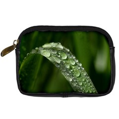 Grass Drops Digital Camera Leather Case by Siebenhuehner