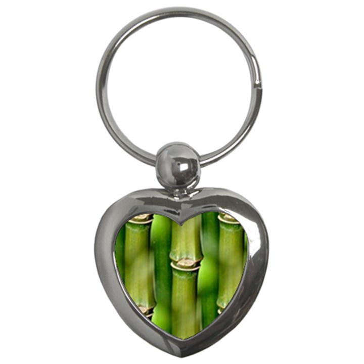 Bamboo Key Chain (Heart)