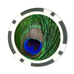 Peacock Poker Chip (10 Pack) by Siebenhuehner