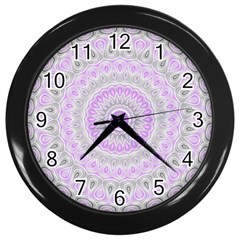 Mandala Wall Clock (black) by Siebenhuehner