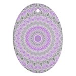 Mandala Oval Ornament (Two Sides) Front