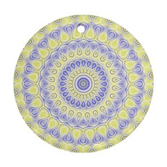 Mandala Round Ornament by Siebenhuehner