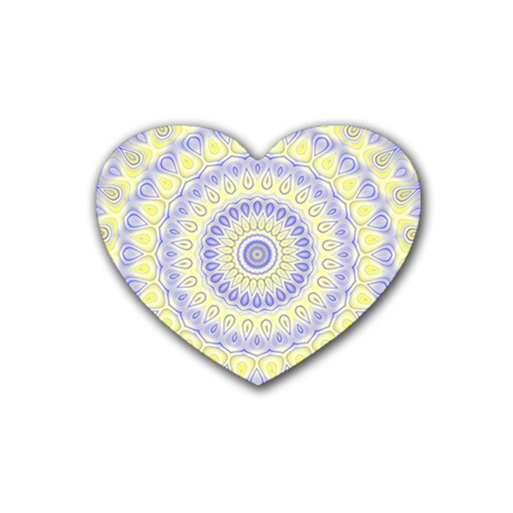 Mandala Drink Coasters (Heart)