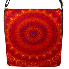 Mandala Flap Closure Messenger Bag (small) by Siebenhuehner