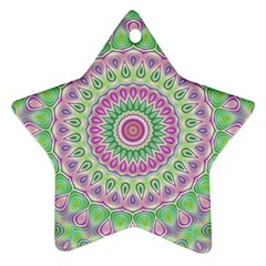 Mandala Star Ornament (two Sides)