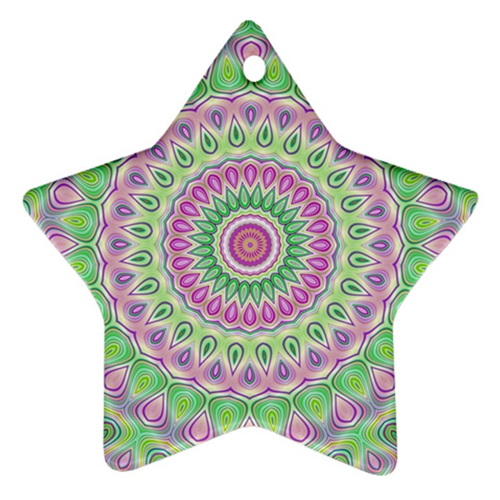 Mandala Star Ornament (Two Sides)