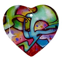 Graffity Heart Ornament by Siebenhuehner