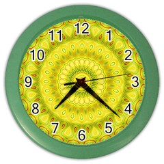 Mandala Wall Clock (color) by Siebenhuehner