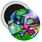 Graffity 3  Button Magnet Front