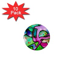 Graffity 1  Mini Button (10 Pack) by Siebenhuehner