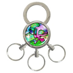 Graffity 3-ring Key Chain by Siebenhuehner