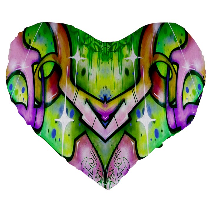 Graffity 19  Premium Heart Shape Cushion