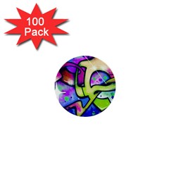 Graffity 1  Mini Button (100 Pack) by Siebenhuehner