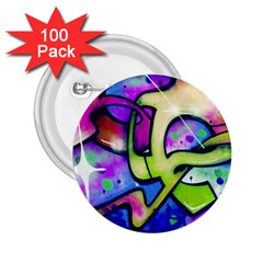 Graffity 2 25  Button (100 Pack) by Siebenhuehner